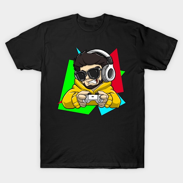 Gamer Boy T-Shirt by Variart Studios